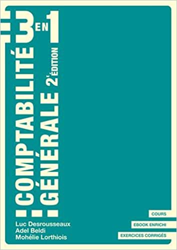 COMPTABILITE GENERALE 2E EDITION (3 EN 1) (French Edition) [2019] - Original PDF